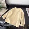 2026 Nuevo Modelo Camiseta de Algodón Suave para Niños, Ultrasuave, Engrosada y Cálida, Cuello Alto, Camiseta Básica Versátil para Niños y Niñas, Ropa Infantil