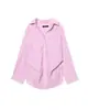 Para Comércio Exterior Transfronteiriço Europeu e Americano Roupas Femininas, Popular no Aliexpress, Camisa de Popeline Solta Versátil Multicor para o Trabalho de Outono