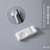Soporte para Palillos de Cerámica Soporte para Palillos de Doble Uso Soporte para Palillos y Cuchara de Porcelana Hueso Soporte para Palillos Hotel Soporte para Palillos Blanco Puro Soporte para Palillos Público Soporte Doble Soporte