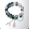 Pulsera de cuentas de mariposa con esmalte de colores creativo de alta gama con explosiones transfronterizas, pulsera de lujo ligera de nicho, regalo para novia femenina