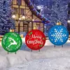 Nuevo letrero de suelo navideño con diseño de cachorro Grinch, letrero impermeable para césped de fiesta al aire libre, jardín