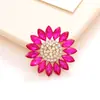Transfronterizo Nuevo Cristal Ojo de Caballo Girasol Accesorios para Joyería DIY Moda Simple Aleación de Zinc Diamante Accesorios Material