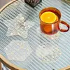 Posavasos Acrílico Dorado Lámina de Oro Hogar Hi Coaster Auriculares Regalo Regalo de Boda Blogger Ins