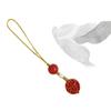 Chaveiro de Cinábrio Natural Estilo Templo Pingente Vermelho Triangular Atacado Fábrica de Amuletos Pingente