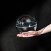 Caixa de Embalagem para Bolo Mousse Bola Plana PS Bola Transparente Embalagem para Levar Alimentos Leves Fitness Caixa para Salada