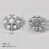 Botones de Diamante Perla Huecos de Pagoda Estilo Mismo de Marca Botones de Diamante Multicolor Multitamaño Gama Alta Estilo Chanel