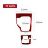 Adequado para Mazda 3 onksela painel de câmbio em fibra de carbono moldura do botão multimídia adesivo de modificação interna