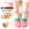 [Nuevo] Calcetines finos de verano para niño, de malla transpirable, con dibujos animados de coches, lindos, de tubo corto, calcetines para bebé