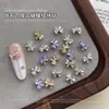 Estilo Japonés Zirconia Cúbica Moño Adornos de Pedrería para Uñas Lujo Ligero Súper Brillante Perla Corazón Trapecio Mosaico de Pedrería Arte de Uñas Terminado Pedrería Apilada