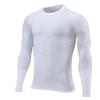 Camiseta de manga larga para hombre, ajustada, transpirable, de secado rápido, para entrenamiento, fitness, deportes, correr, ropa deportiva