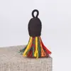 Xizang hilo de algodón corto y grueso borla pequeña borla corta borla accesorios colgantes pulsera diy accesorios pequeños semiacabados