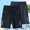 Shorts de Verano para Hombre, Shorts Finos de Seda Helada para Hombre, Pantalones Deportivos Sueltos de Cinco Puntos para Hombre, Pantalones de Playa Versátiles y Transpirables Casuales