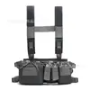 Chaleco de Entrenamiento de Campo Táctico Molle para Pecho de Fanático Militar al Aire Libre Correa Multifuncional Chaleco de Camuflaje de Fuerzas Especiales