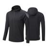 Jaqueta Corta-Vento Masculina Dijia Outono/Inverno para Esportes ao Ar Livre, Respirável, Gola Alta, Com Capuz, Para Corrida e Montanhismo, Em Estoque, Impressível