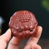 Pet de chá de areia roxa enfeites de sapo dourado feito à mão jogo de chá dahongpao da sorte flor de folha de lótus conjunto de chá corajoso acessórios de mesa de chá pode ser criado