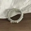 Elástico de Cabelo de Cor Sólida Cetim Cristal de Alta Qualidade Estilo Coreano, Versátil e Elegante para Penteados de Coque ou Rabo de Cavalo