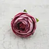 Copos de nieve serigrafía cabezas de flor de camelia flores caja de dulces de boda ramillete flor de muñeca tocado flores materiales hechos a mano