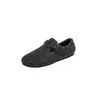 Mules Fashion de Salto Baixo Mocassins Sapatos Preguiçosos Sapatos de Algodão 2026 Fivela de Cinto Outdoor Slip-on Inverno Com Pelúcia Cinza