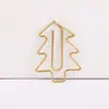 Clip para Papel con Forma de Árbol de Navidad Transfronterizo Clip de Dibujos Animados Clip Marcador Metálico Suministros de Oficina Fabricante Papelería Al Por Mayor