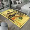 Tapete de Chão Criativo Dólar Amazon Desenho Animado Simulação Nota Bancária Quarto Cobertor Longo de Cabeceira Tapete Personalizado de Entrada Tapete de Pé