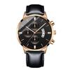 Comercio Exterior Transfronterizo Explosiones Reloj de Negocios Sencillo para Hombre Acero Inoxidable Correa de Moda Reloj Luminoso Calendario Cuarzo