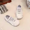 Sapatos de Couro Infantis 2026 Primavera Novo Estilo Sapatos de Princesa para Meninas Sapatilhas para Meninas Pequenas Solado Macio Moda Estilo Ballet Sapatos Mary Jane