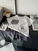 Set de Muñeca de Algodón Puro Ropa de Verano para Niños con Estampado 3D Pantalones Cortos de Bebé Holgados Antibacterianos Ropa de Clase A para Bebés