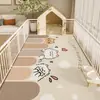 Tapete de Chão para Pets Anti-Urina, Carpete de Grade para Cachorros em PVC, Tapete de Grade para Gaiola de Cachorro Limpeza com Um Toque, Tapete de Alimentação para Gatos, Desenho Animado Fofo Impermeável