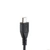 Cable de extensión micro USB, cable de datos USB a micro USB, cable de datos de computadora negro
