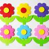 Adesivos Decorativos de Flores para Sala de Aula de Jardim de Infância Adesivos de Parede para Lousa de Escola Fundamental Decoração de Sala de Aula com Tema Dia das Crianças