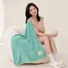 Toalla de Baño de Fibra Ultrafina Juvenil para Mujer Bordado Lindo Secado Rápido Absorbente Toalla de Baño para Salón de Belleza Peluquería