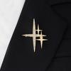 Broche de Estrella Distintivo Estilo Japonés y Coreano Pin de Estrella Hebilla Fija para Ropa Anti-corrida Accesorios para Traje de Suéter Ramillete