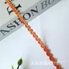 Fio Pequeno Curvo Dourado e Prateado Enrolado em Núcleo de 0,5cm para Roupas de Boneca Artesanato DIY, Renda Ondulada Bicolor, Decoração de Sapato em Forma de S