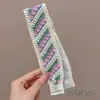 Parche de Flequillo de Hilo Tejido, Parche Mágico para el Cabello, Diadema para Lavarse la Cara, Diadema para Mujer, Herramienta para Ordenar el Cabello, Parche Adhesivo