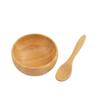 Cuenco de Bambú, Cuenco para Mascarilla Facial, Juego de Cuenco Mezclador y Cuchara, Mezclador Pequeño para Medicina China, Mezclador para Spa, Cuenco Mezclador Especial para Mascarillas de Belleza para Compresas Húmedas