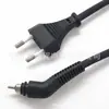 Enchufe plano estándar europeo VDE Cable de alimentación KC coreano Cable de alimentación francés alemán Secador de pelo Enchufe giratorio Enchufe giratorio