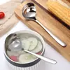 Cuchara de acero inoxidable 304 6/7cm engrosada suministros de hotel servicio público Cuchara cuchara para fondue cuchara para el hogar