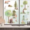 2025 Nuevas Pegatinas de Pared de Plantas Verde Bosque Impermeables y a Prueba de Aceite Pegatinas Decorativas para Habitación Removibles Pegatinas de Pared Transfronterizas
