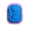 Molde para pastel casero Ángel bebé molde de silicona para fondant molde de silicona líquida C128
