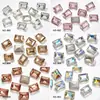 Pedras de Strass para Nail Art Retângulo 6*8 Strass de Canto Reto Strass de Quatro Cantos Quadrado Strass Açucarado Fundo Pontiagudo Diamante Irregular Acessórios de Decoração para Unhas