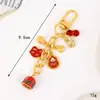 Nuevo Colgante para Teléfono Gatito Estilo Chino Atrae Fortuna y Trae Bendiciones, Colgante de Aleación Danza del León Tendencia Nacional, Accesorio para Bolso, Llavero