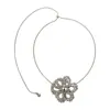Múltiples Estilos de Uso Estilo Coreano Ins Nicho Flor de Perlas Perla Cadena Ajustable para Mujer, Gargantilla de Clavícula de Gama Alta