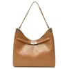 Bolso grande de mujer nuevo de principios de otoño Yuezhi 2026, bolso tote de retazos moderno con cremallera, bolso de hombro para mujer para viajar