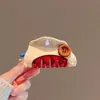 Pinza para el pelo de diseño único con bloques de color Serie de colores dopamina Pinza para recogido de pelo de niña Pinza de tiburón Accesorio para el pelo de dibujos animados de alta gama