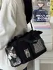 Bolsa Transversal Estilo Anime para Dor, Natação, Yoga, Esportes, Bolsa de Armazenamento Casual Leve Grande Capacidade Bolsa de Ombro para Viagem