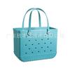 Bolsa de Praia Eva Xinfengjiang Grande Armazenamento de Viagem Bolsa de Praia Cor Sólida Feminina Portátil Bolsa de Eva com Furos