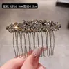 Pente de cabelo requintado e versátil com detalhes em diamante para mulheres, novo pente lateral, pente invertido, organizador de franja e cabelos soltos de alta qualidade, acessório de cabelo popular