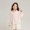 Pudding Haru Meninas Doce e Picante Americano Floral Protetor Solar Tops Leve e Respirável Menina Bebê Casual Manga Longa Top