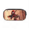 Estuche para Lápices de Poliéster de una Sola Capa para Estudiantes Cross-Border Nuevo Spider-Man: Cruzando el Multiverso Caja de Papelería de Gran Capacidad Spider Man