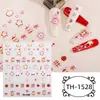Zhengxiang Nuevo Internet Rojo INS Día de San Valentín Amor Pegatina 3D para Uñas Bronceado DIY Arte de Uñas amor Pegatina de Uñas con Huella de Labios
